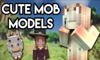 Cute Mob Model Mod for Minecraft PE Screen Shot 2