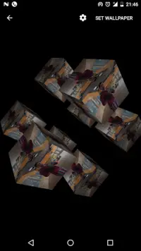 Photo Cube 3D Live Wallpaper Screen Shot 2
