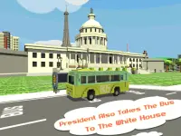 Coach Bus Driving Simulator: Craft City Screen Shot 3