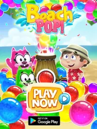 Bubble Shooter: Beach Pop Game Screen Shot 20