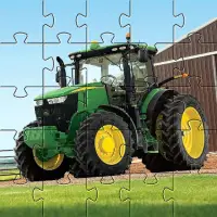 Puzzle Jigsaw Permainan Traktor John Deere Gratis Screen Shot 1