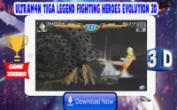 Ultrafighter3D: Tiga Legend Fighting Heroes Screen Shot 1