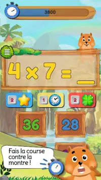 Mes jeux de maths : Multiplication et défi tables Screen Shot 4