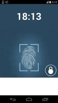 fingerprint lock screen fake Screen Shot 0