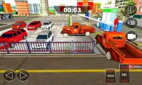 New City Car Parking Stunts sim Screen Shot 0