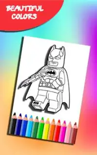How to color Lego Batman (coloring game) Screen Shot 3