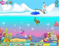 Fishing With Frozen Snowman Screen Shot 2