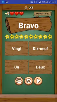 Les chiffres en français - jeux de maths Screen Shot 5