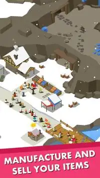 Idle Medieval Town Xmas - Snow & Ice Edition Screen Shot 4