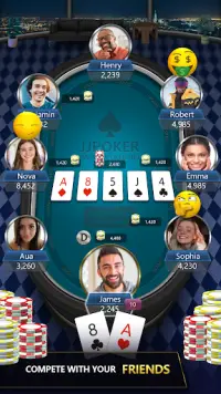 JJPoker Texas Holdem Online Screen Shot 2