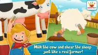 Dirty Farm: Jogos para Crianças e bebês 2  anos Screen Shot 1