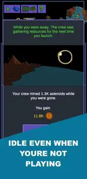 Idle Space Ship Screen Shot 0