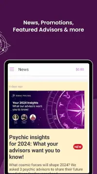 Zodiac Psychics: Tarot Reading Screen Shot 15