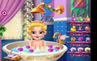 Princess baby bath Screen Shot 1