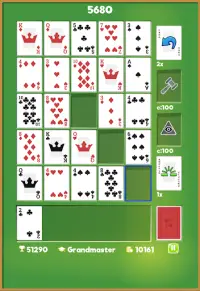 Five by 5 Solitaire Screen Shot 2