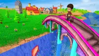 Hokoo Farm Life 3D - Town Village Animal Simulator Screen Shot 1