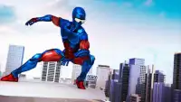 Mutant Spider hero: Flying Robot Car games Screen Shot 8