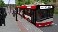 Modern Metro Bus: Busvervoer Sim 3D Screen Shot 0