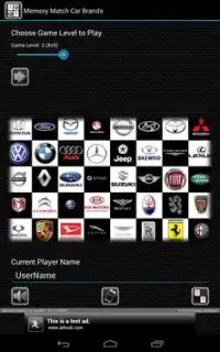 Memory Match Car Brands Screen Shot 3