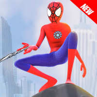 Flying Super Spider Rope Hero: Gangster Crime City