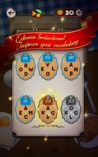 Spell Cafe Hot Chef Serving - Letterbox Puzzles Screen Shot 3