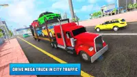 شاحنة نقل متعددة المستويات: ألعاب مواقف السيارات Screen Shot 2