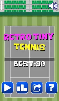 Retro Tiny Tennis Screen Shot 4