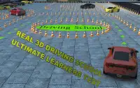 असली कार ड्राइविंग स्कूल 3 डी Screen Shot 9