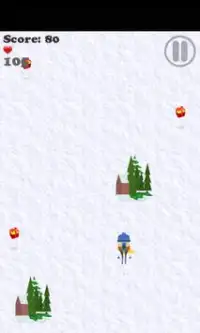 Superboy Skiing and earn gifts Screen Shot 2