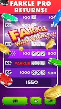 Farkle  Dice Game -Farkle Game Screen Shot 1