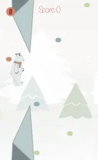 Flappy Polar Bear Screen Shot 2