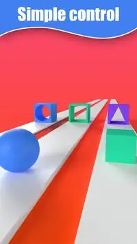 Forma do interruptor 3D - Color Ball Road Screen Shot 1