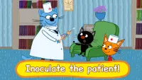 Kid-E-Cats: โรงพยาบาลสัตว์ Screen Shot 4