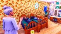سوبر الجدة محاكاة افتراضية سعيد أسرة ألعاب Screen Shot 2