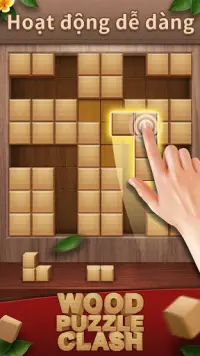 Trò chơi câu đố đụng độ gỗ Screen Shot 0