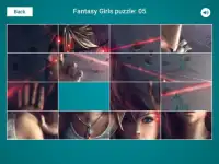 Fantasy Girls Sliding Jigsaw Screen Shot 2