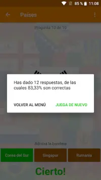 Banderas y escudos de los países: Cuestionario Screen Shot 3