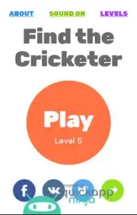 Cricketer Word Game Screen Shot 2