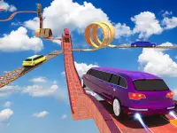 Limousine Racing Climb Stunts: GT Car Racing Games Screen Shot 6