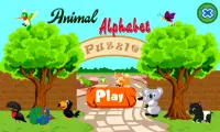 Animals Alphabet Puzzles Screen Shot 0