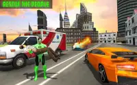 Real Green Ring Superhero City Rescue Mission Screen Shot 12