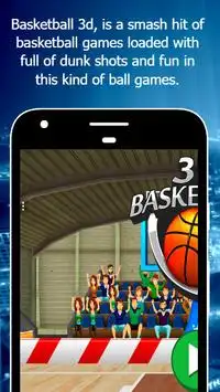 3D Basketball Screen Shot 0