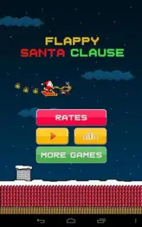 Flappy Santa Claus Screen Shot 0
