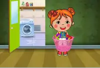 Lili Ironing Washing Dresses Screen Shot 1