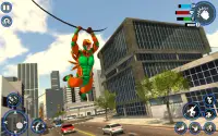 Flying Robot City Hero - Real Gangster Crime Game Screen Shot 0