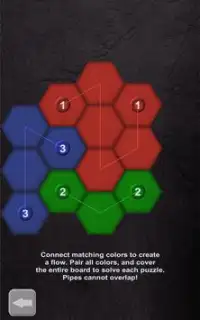 Color Lines. Hexagon Screen Shot 0