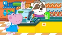 Cashier in the supermarket. Games for kids Screen Shot 2