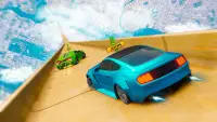 Superhero Mega ramp - Ultimate Car Stunt Races Screen Shot 3