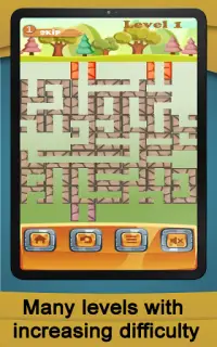Rabbit Tunnel - Path Puzzle game Screen Shot 7