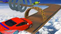 Ultimate City GT Car Stunt: การแข่งขัน Ramp Climb Screen Shot 3